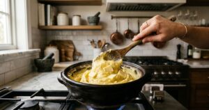 O segredo francês para um purê de batatas cremoso e aveludado em sua cozinha