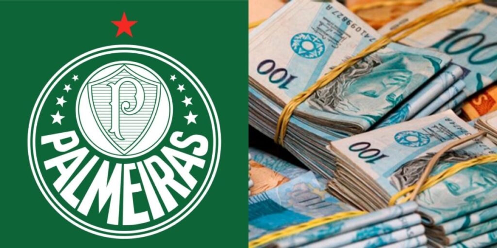 Palmeiras reforça caixa com patrocínio de R$5 milhões anuais e contrato até 2028