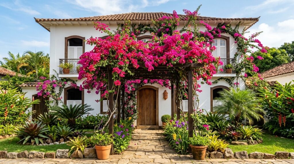 Primavera: a trepadeira ideal para fachadas vibrantes e de fácil cuidado