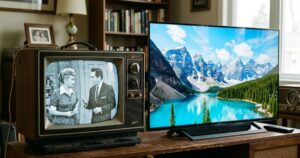 A complexa evolução da televisão: dos discos mecânicos às telas de alta definição
