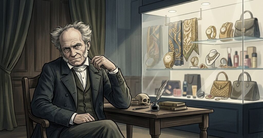 A filosofia de Schopenhauer e o desafio de encontrar a felicidade no consumo