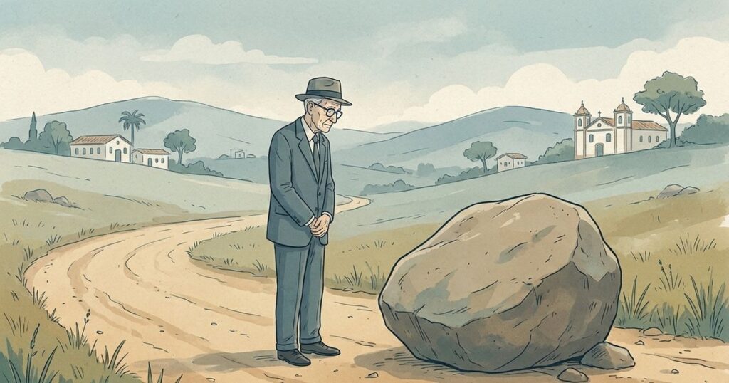 A pedra no caminho: a força existencial do clássico de Drummond na cultura brasileira