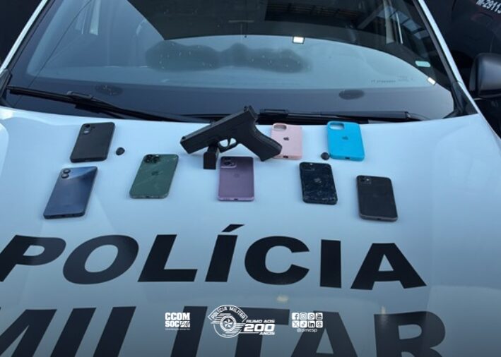 Ação rápida da PM no Itaim Paulista recupera celulares roubados e prende dupla