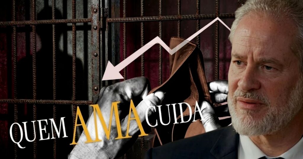 Ademir salva Carmita da falência antes de ser preso em Quem Ama Cuida