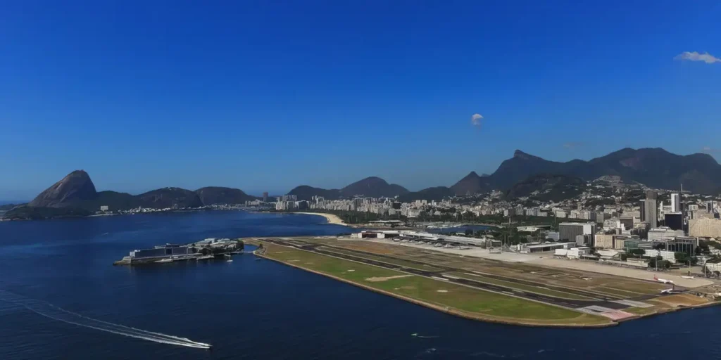 Aeroporto Santos Dumont suspende operações após jatinho derrapar na pista