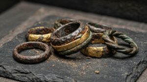 Anéis da Idade do Bronze revelam uso de ferro meteorítico em joias de elite