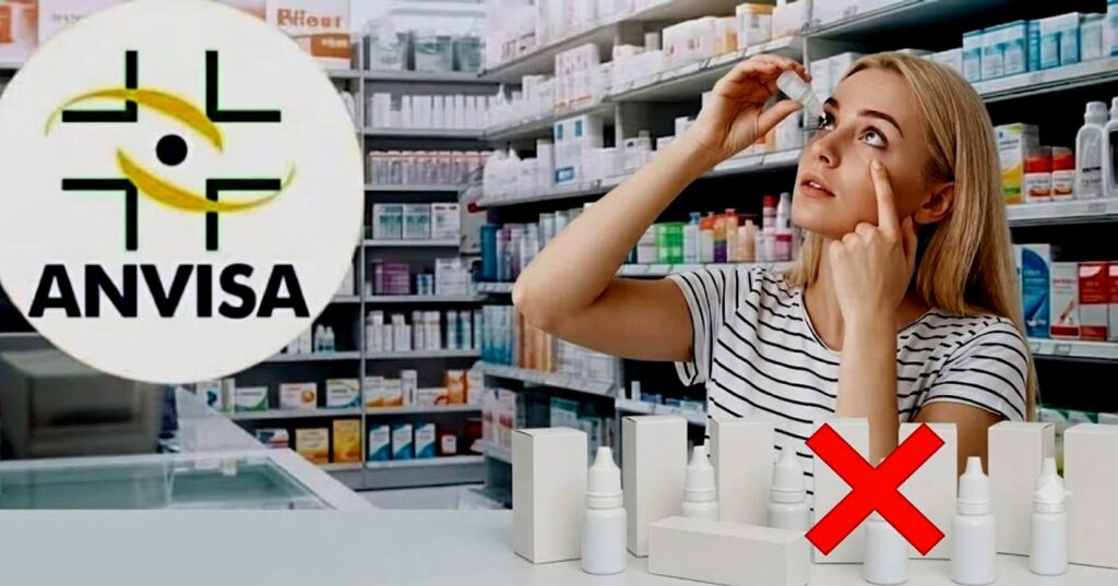 Anvisa proíbe venda de colírios após falhas em fabricação internacional
