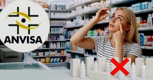 Anvisa proíbe venda de colírios após falhas em fabricação internacional