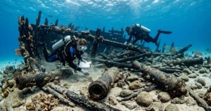 Arqueólogos localizam naufrágios da era de ouro da pirataria em Nassau