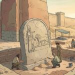 Arqueólogos resgatam monumento de 2.600 anos ligado ao rei Assurbanípal em Nínive