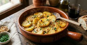 Batatas com alho e avelãs: a técnica espanhola que dispensa fritura e forno