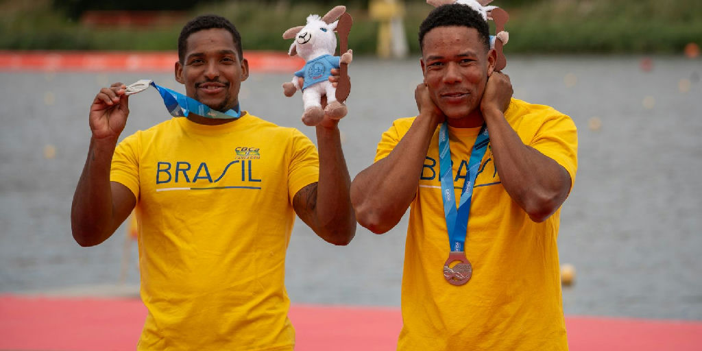 Brasil fecha Mundial de Canoagem com prata de Jacky Godmann e Gabriel Nascimento