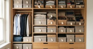 Caixas de sapato são um tesouro com 3 ideias suecas de faça você mesmo para organizar seu guarda-roupa