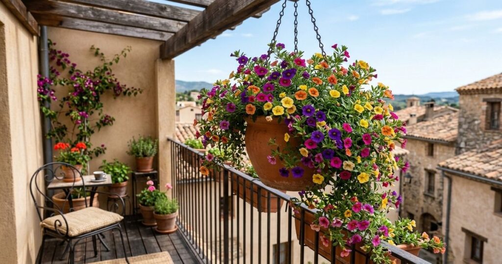 Calibrachoa: a planta ideal para transformar varandas pequenas em jardins suspensos
