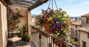 Calibrachoa: a planta ideal para transformar varandas pequenas em jardins suspensos