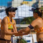 Carol e Rebecca superam americanas e decidem o título do Circuito Mundial neste domingo no Rio
