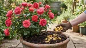 Casca de banana na roseira: desvendando os benefícios e o uso correto na jardinagem