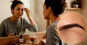 Chá preto revela-se aliado natural para sobrancelhas preenchidas sem maquiagem