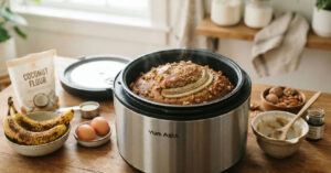 Como preparar um pão de banana macio usando a panela elétrica de arroz