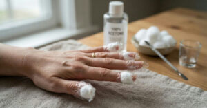 Como remover esmalte em gel em casa sem danificar as unhas com método de 10 minutos