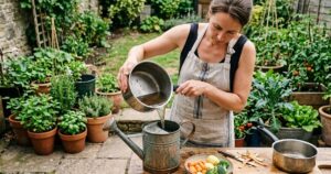 Como usar a água do cozimento de legumes para adubar seu jardim de forma sustentável