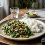 Culinária indiana valoriza folhas de abóbora em curry rápido e nutritivo