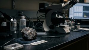 Descoberta de mineral raro em meteorito marciano desafia história geológica de Marte