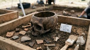 Descoberta na China revela uso de crânios humanos como utensílios há 5 mil anos