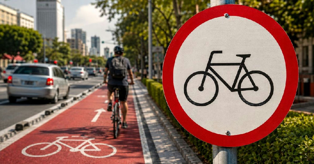 Entenda o significado da placa de trânsito com uma bicicleta e como ela impacta a circulação