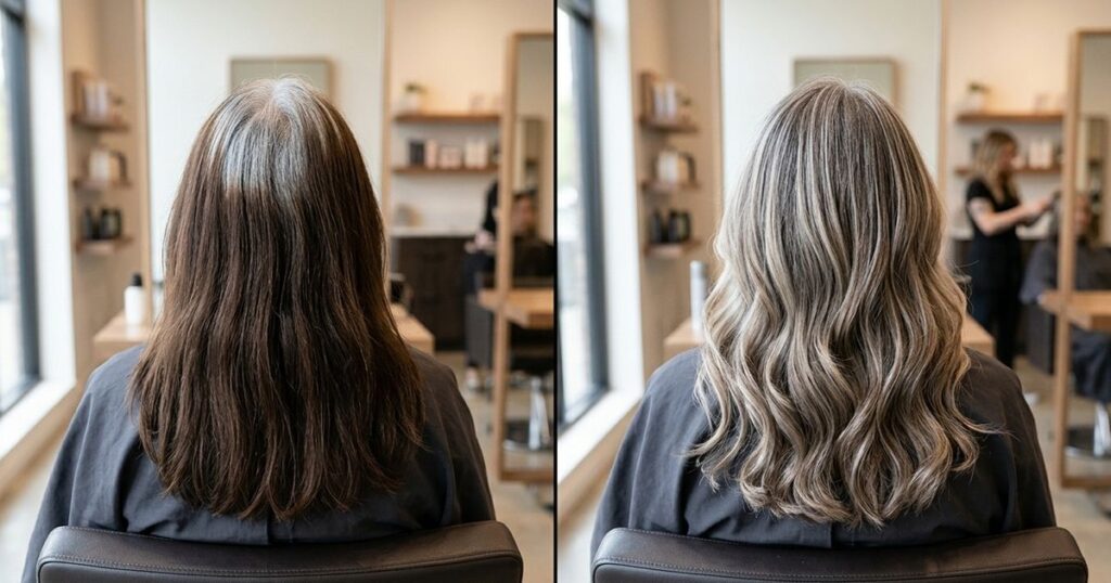 Gray blending: a técnica que suaviza a transição para os cabelos grisalhos