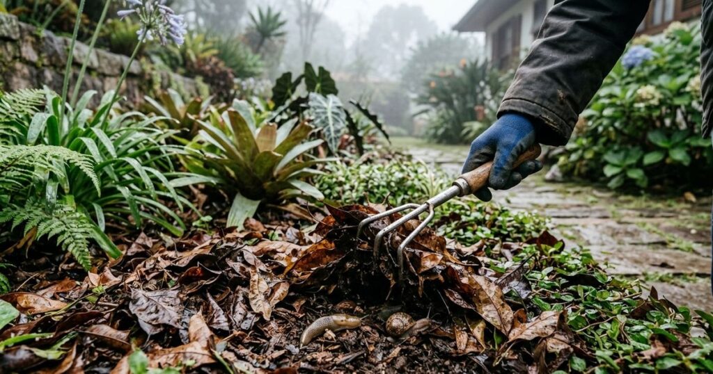 Jardim protegido: três locais comuns que funcionam como abrigo para pragas no inverno
