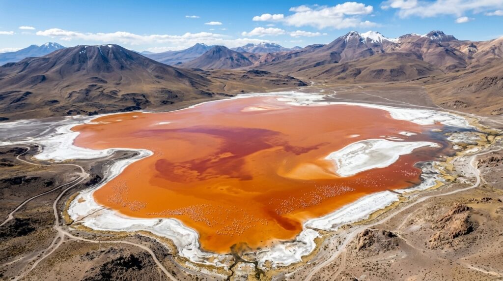 Mancha laranja na Bolívia: entenda o fenômeno natural registrado pela NASA no espaço