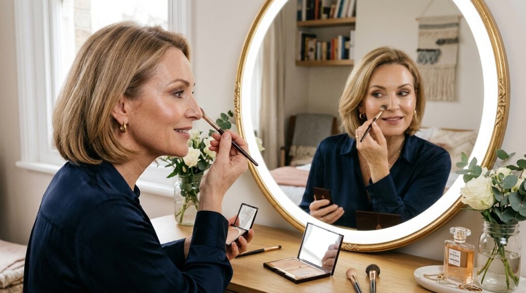 Maquiagem do nariz após os 40 anos: técnicas para um acabamento natural e leve