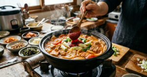 O segredo do gochujang para um ensopado coreano autêntico e encorpado