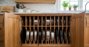 Organização de panelas: soluções inteligentes para otimizar o espaço na cozinha