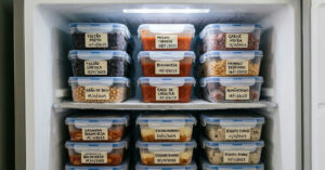 Organização no freezer: como evitar o desperdício de alimentos com etiquetas simples
