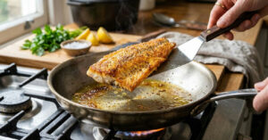 Peixe na frigideira: a técnica dos chefs para um filé perfeito e sem grudar