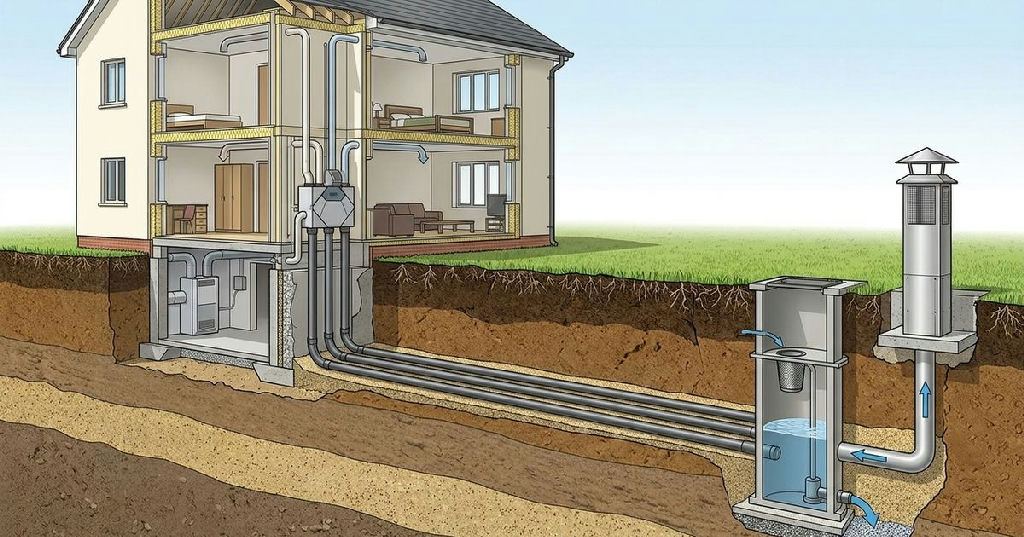Poço canadense: conheça a técnica que usa o subsolo para climatizar residências