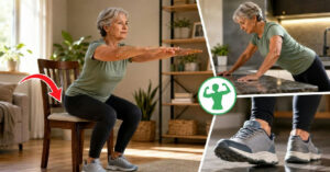 Por que o treino de força em casa é mais eficiente que a caminhada após os 60 anos