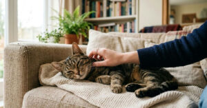 Ronronar nem sempre indica felicidade: entenda o que o gato tenta comunicar