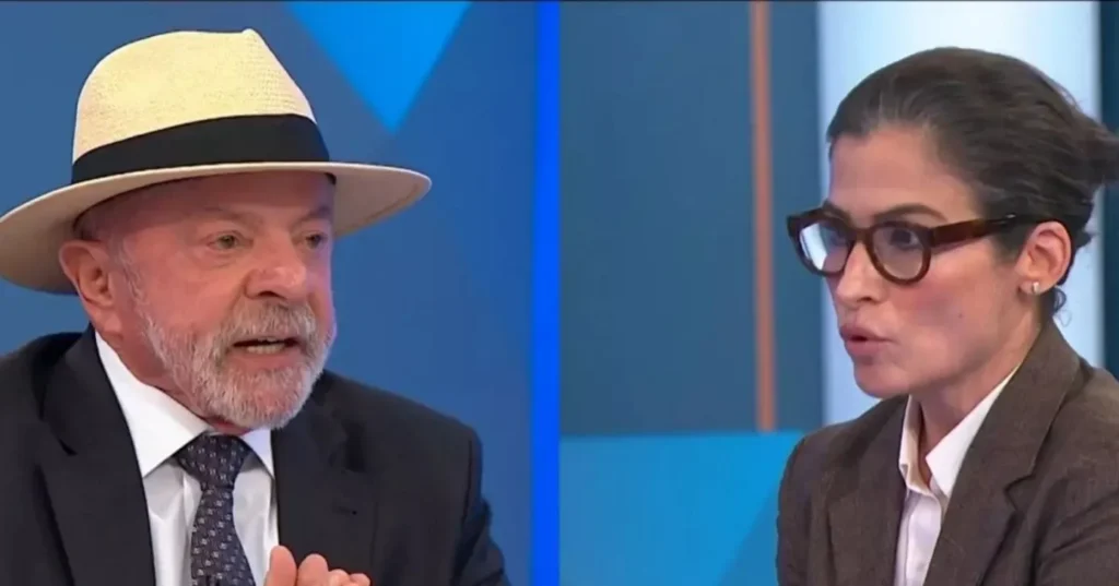 Sabatina de Lula na Globo registra recorde de audiência e gera embate ao vivo
