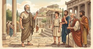 Sócrates e o questionamento: a filosofia que transforma o saber e a própria mente