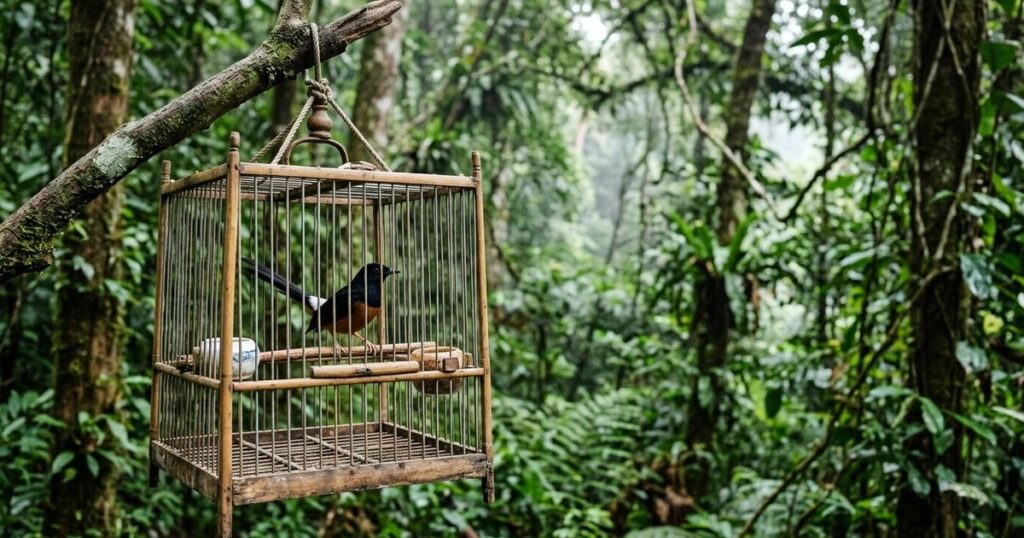 Tráfico de aves canoras: competições de canto levam espécies à beira da extinção na Ásia