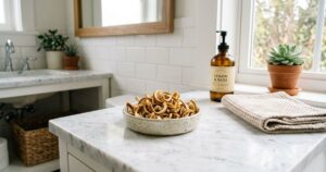 Truque simples com cascas de limão elimina odores e perfuma o banheiro naturalmente