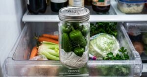 Truque simples para manter pimentas verdes frescas por mais de uma semana