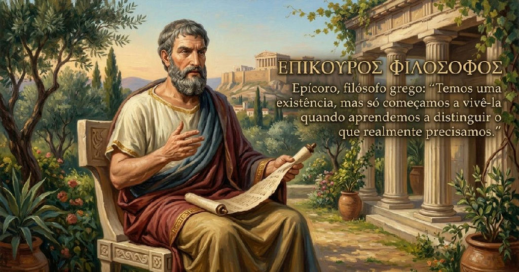 A arte de viver com o essencial: o legado de Epicuro para o mundo moderno