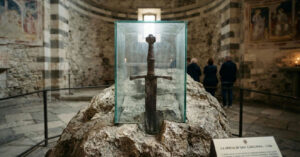 A verdadeira espada na pedra: o mistério medieval que intriga a ciência na Itália