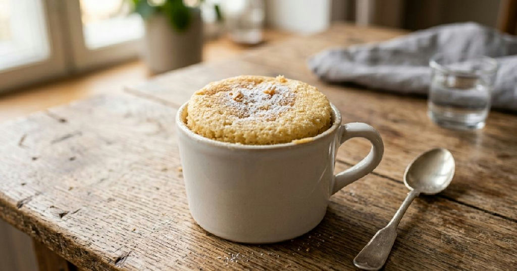Bolo de caneca: a receita rápida e macia que revoluciona a sobremesa em menos de 1 minuto