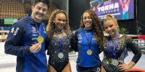 Brasil encerra Copa do Mundo de ginástica na Hungria com cinco novas medalhas e dobradinhas
