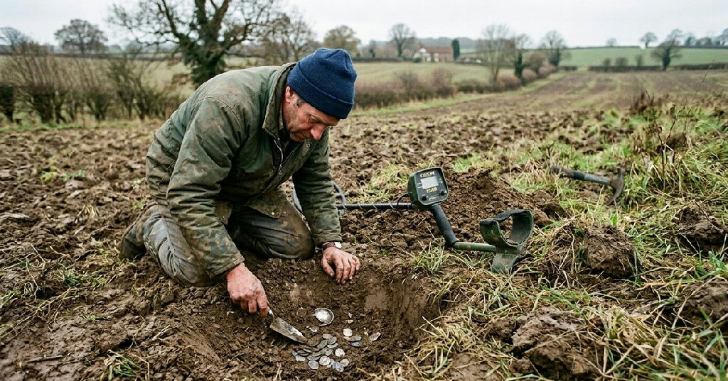 Busca por martelo perdido revela tesouro romano de 15 mil moedas na Inglaterra